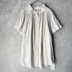 【新品未使用♡】ノーリーズソフィ スタンドカラーブギャザーブラウス