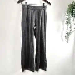 【Q25】UNIQLOユニクロベロアパンツ ベージュ カジュアルルームウェアXS