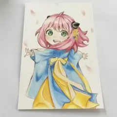 SPY×FAMILY アーニャ イラスト 手描き アナログ