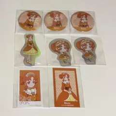 ひみつのアイプリ 四之宮リンリン 缶バッジ ステッカー 特典 オンラインくじ
