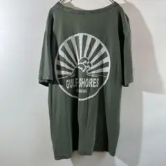 T-205 GULF SHORES オリーブグリーン Tシャツ