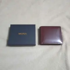 MURA コードバン 二つ折り財布 ダークブラウン