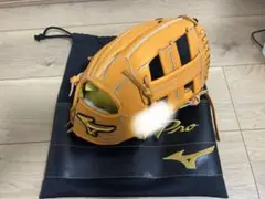 【ほぼ新品】Mizuno 硬式グローブ　藤田モデル　値引き不可 2023世界一モデル】ミズノプロ 硬式 グローブ グラブ 外野手用