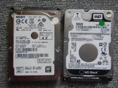 2.5HDD　1TB×1 500GB×1 計2個 №1033
