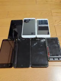 中古スマホ ７台 ジャンク