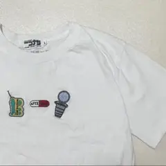 Lサイズ　名探偵コナン 刺繍　白Tシャツ APTX4869