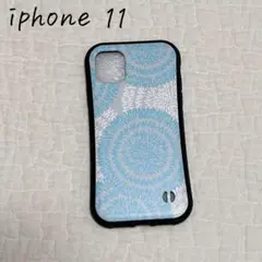⭐️MRLab iPhone11 ケース 北欧　パステルブルー 菊 花火