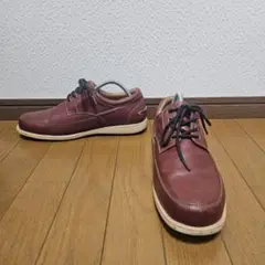 ホーキンストラベラー ウォーキングシューズ レザー Uチップ ブラウン