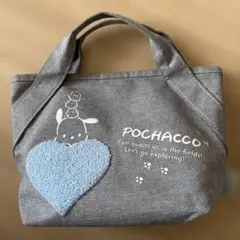 ポチャッコ　トートバッグ　グレー