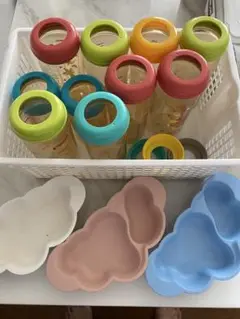 10 mois 哺乳瓶10本セット ピジョン 母乳実感 フタなし