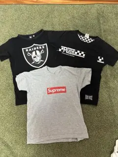 Raiders, Rude, Supreme Tシャツ　3枚セット