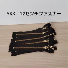 YKK 12センチファスナー　G　10本　黒