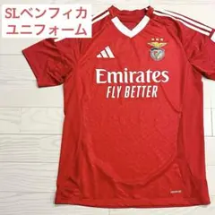 アディダス adidas ベンフィカ サッカー ユニフォーム ゲームシャツ L