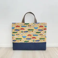 絵本バッグ⭐︎レッスンバッグ(単品)⭐︎車柄