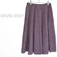 【ナチュラルビューティー NATURAL BEAUTY】フレアスカート 36