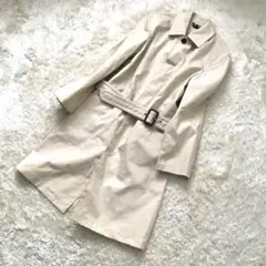 ★極美品★コーチ ステンカラーコート ロングコート ベルテッド ベージュ
