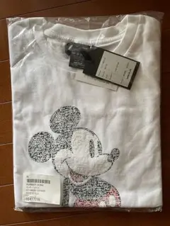 【最終値下】新品希少ナンバーナイン ミッキーマウス モザイク Tシャツ 2白