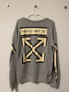 Off-White グレー トレーナー