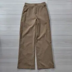 セシール　尾州生地使用ジャカードワイドパンツ　Sサイズ