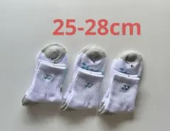 新品 YONEX ヨネックス　刺繍口ゴ　スポーツ　ソックス　3点 25-28cm