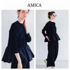 【現行品】AMICA kids BALLERINA LONG TEE BLACK