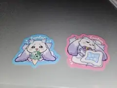 でびるんSummerルンルンステッカー2枚セット