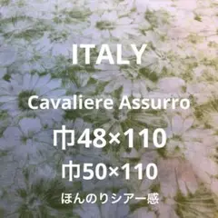 イタリーCavaliere Assurroカバリエレ・アズーロマーガレットはぎれ