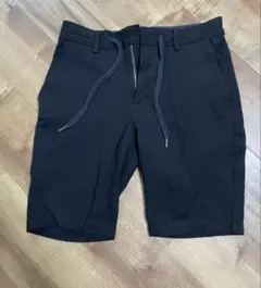 ブラックショートパンツ ジッパー付き