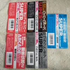 【帯のみ】PCエンジン ブラッドギア 等帯5枚