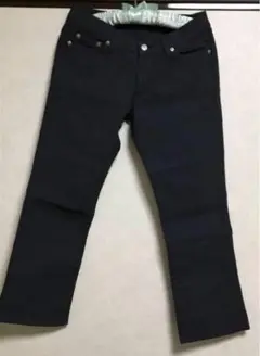 デニム クロップドパンツ　夏服 デニム パンツ