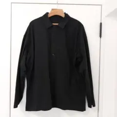 【MUJI Labo】ムジラボ ブラック 長袖シャツ