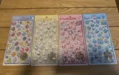 しずくちゃん　シール　4枚セット