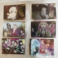 新品未開封　鬼滅の刃ウエハースカード　6枚セット