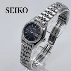 SEIKO セイコー 自動巻き 腕時計 レディース ダークブルー 稼動品