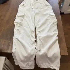 ホワイト カーゴパンツ サイズS