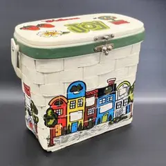 カロナンバスケットヴィンテージ1970年代ハワイバッグ