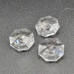【ストラス刻印入り】クリスタル 2穴 20個＋5個