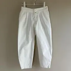 ヤエカYAECA テーパードパンツ　ホワイト　M