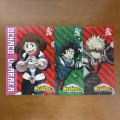 A5サイズ クリアファイル3種セット 『僕のヒーローアカデミア』