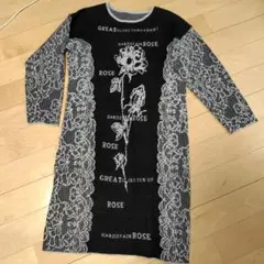 【美品】ロングワンピース　フリーサイズ　ブラック