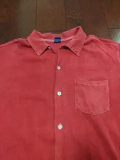 GOOD ON オープンカラーシャツ　ポロシャツ　Tシャツ　L　赤