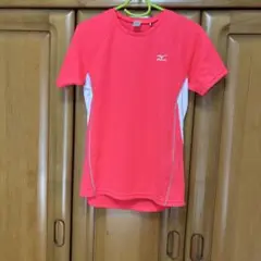 Mizuno ピンク ラグランスリーブ Tシャツ K2JA1A2066