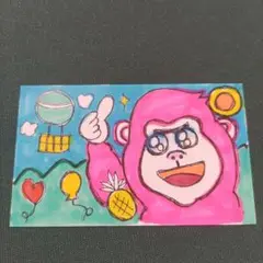 ジャングリア 沖縄 風 直筆 イラストカード 2