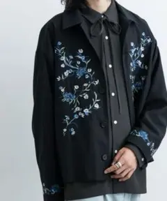 JUNRED レトロフラワーデコブルゾン