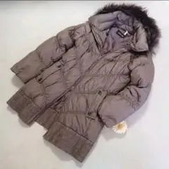 ■美品■【MAYSON GREY】■ファーフードつきダウン■モカ ■