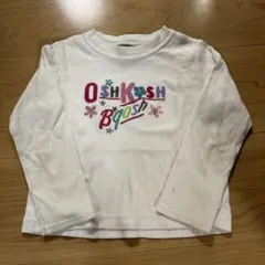 OshKosh 刺繍入りホワイトTシャツ