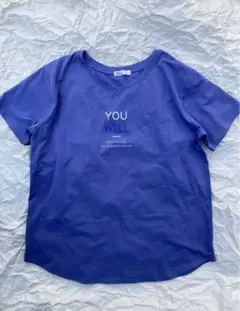 Tシャツ　青　ブルー