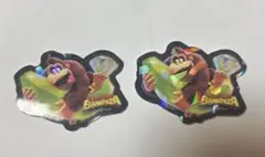 ドンキーコング バナンザ フォトラリー・クイズラリー キラキラステッカー2枚