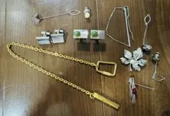 遺品整理　ネックレス　指輪　ネクタイピン　カフス　ブローチ　ヴィンテージ
