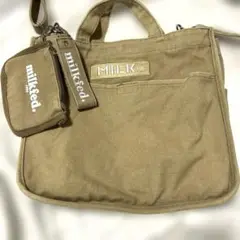 milkfed. トートバック ブラウン